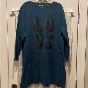 Bluefish LOVE Graphic tunic/dress size 2